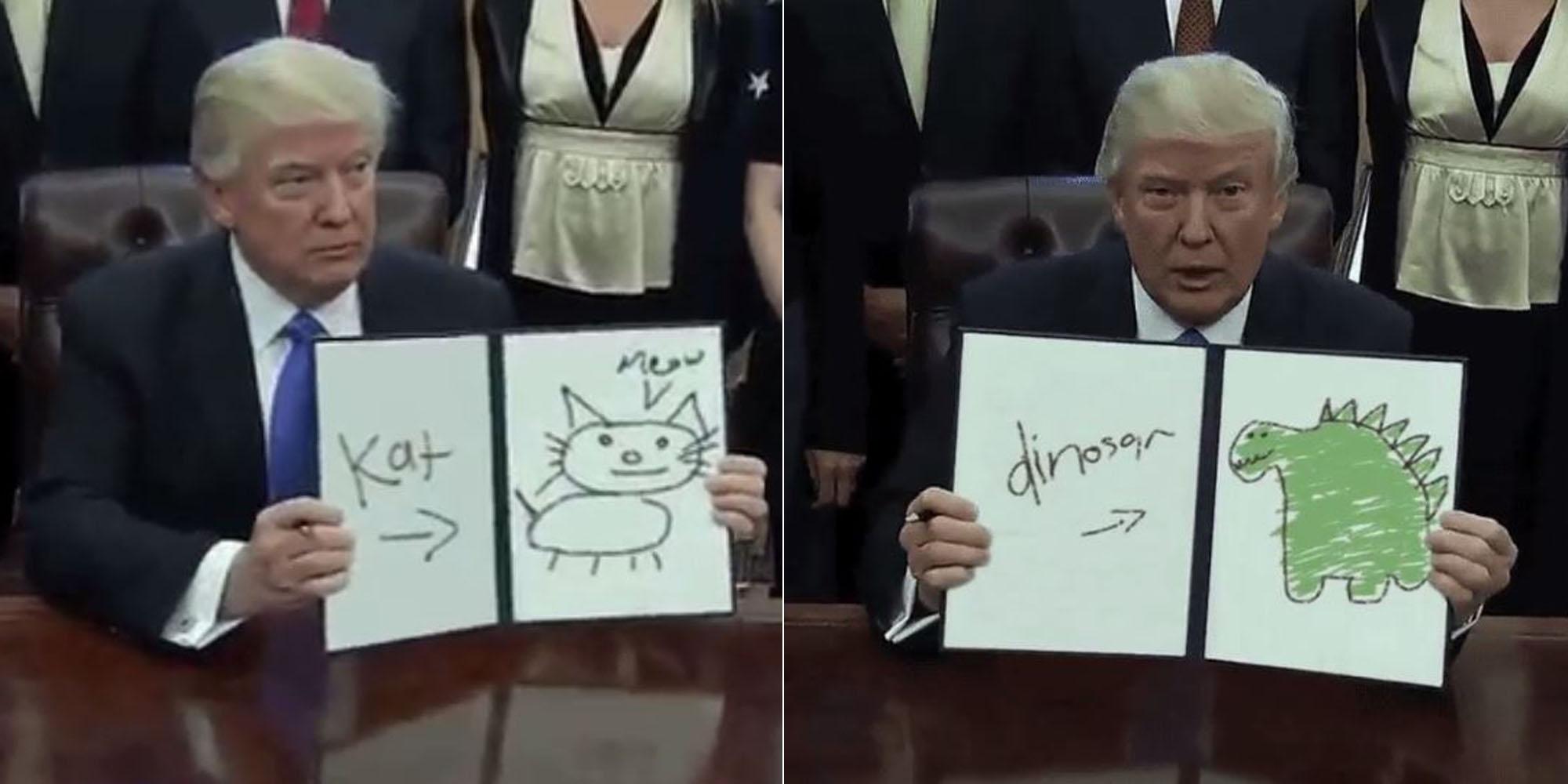 Donald Trump signing executive orders has become a glorious meme | indy100