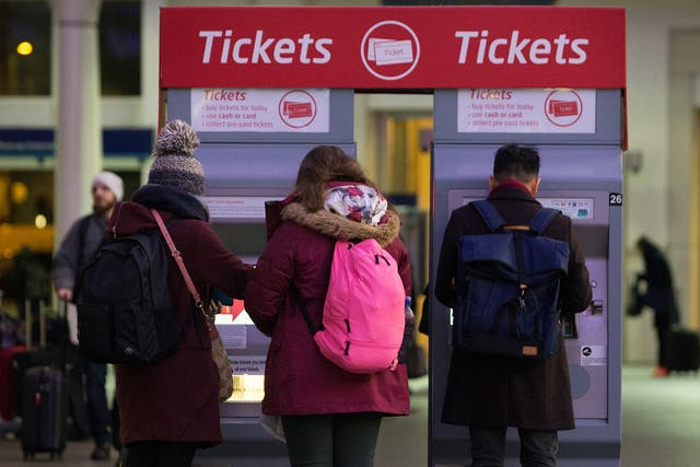 Ticket options offered by kiosks at train stations can be confusing