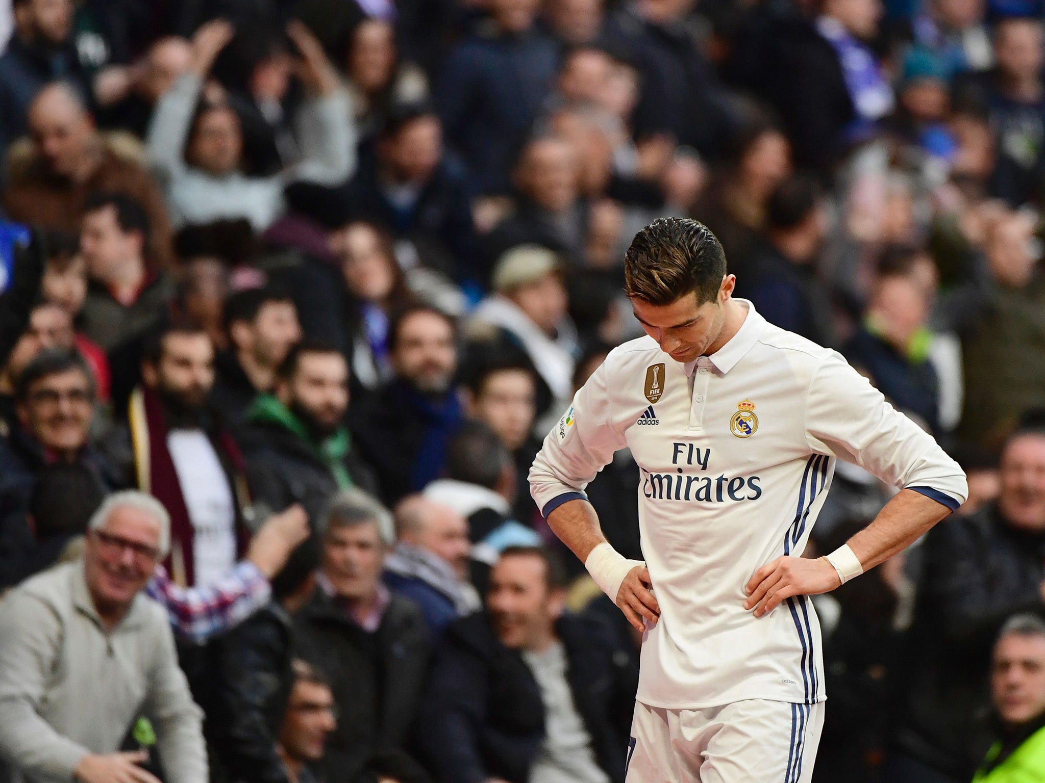 Cristiano Ronaldo responded to the jeers by scoring once and registering an assist against Real Sociedad