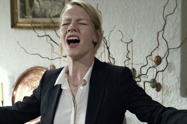 Sandra Hüller plays a no-nonsense businesswoman in Maren Ade’s new comedy