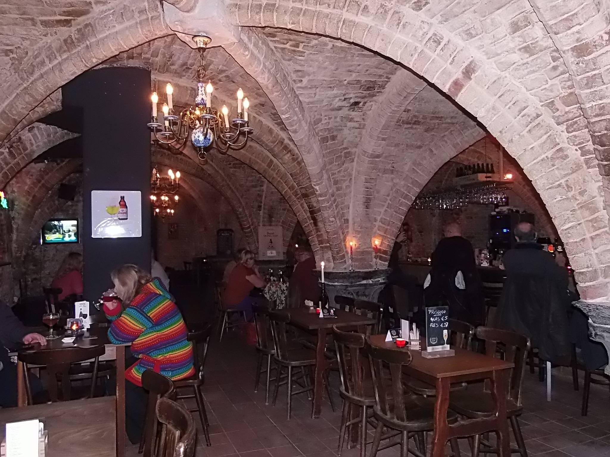 Le Trappiste offers a medieval setting and monk-brewed beer