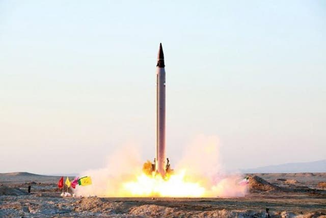 Iran has organised a number of missile launches - such as this one in October 2015