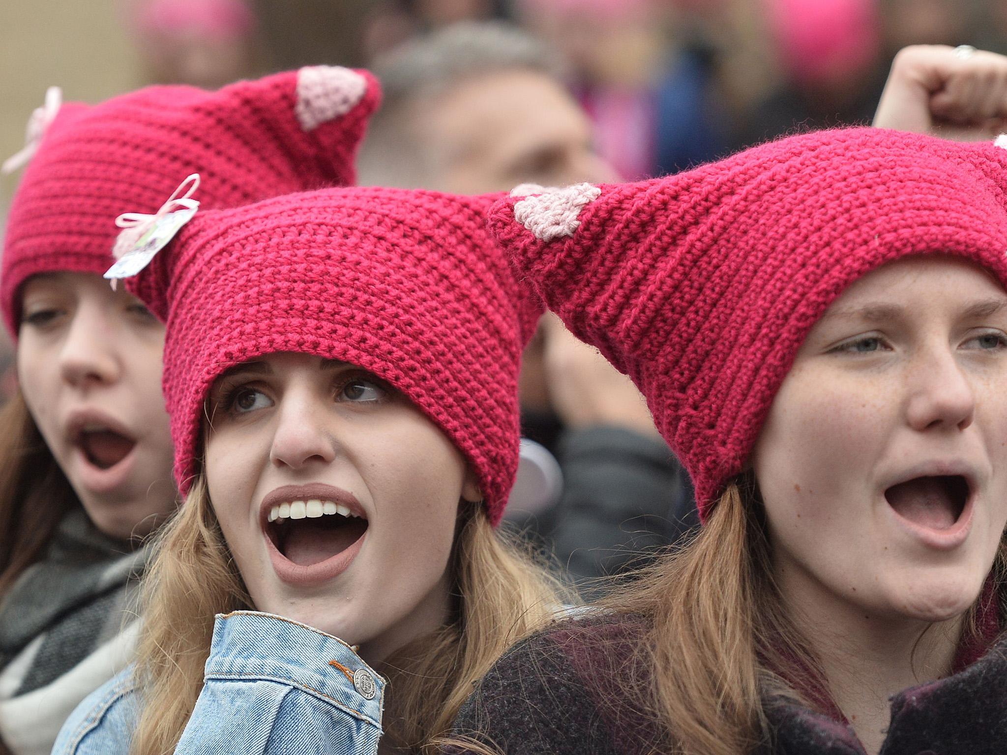 Pussyhat Power How Feminist Protesters Are Crafting Resistance To Trump The Independent