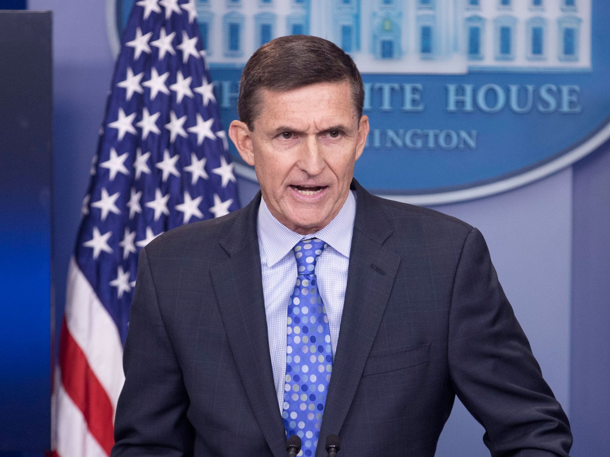 &#13;
National Security Advisor Michael Flynn claimed Iran was the world's leading sponsor of terrorism &#13;