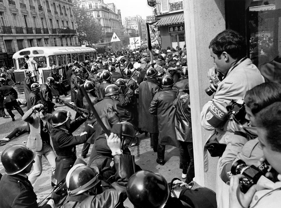 Student riots in Paris in 1968. ‘In New York today there is a feeling of a nation – or at least a city – on fire that I haven’t felt since the era of the Événement half a century ago’