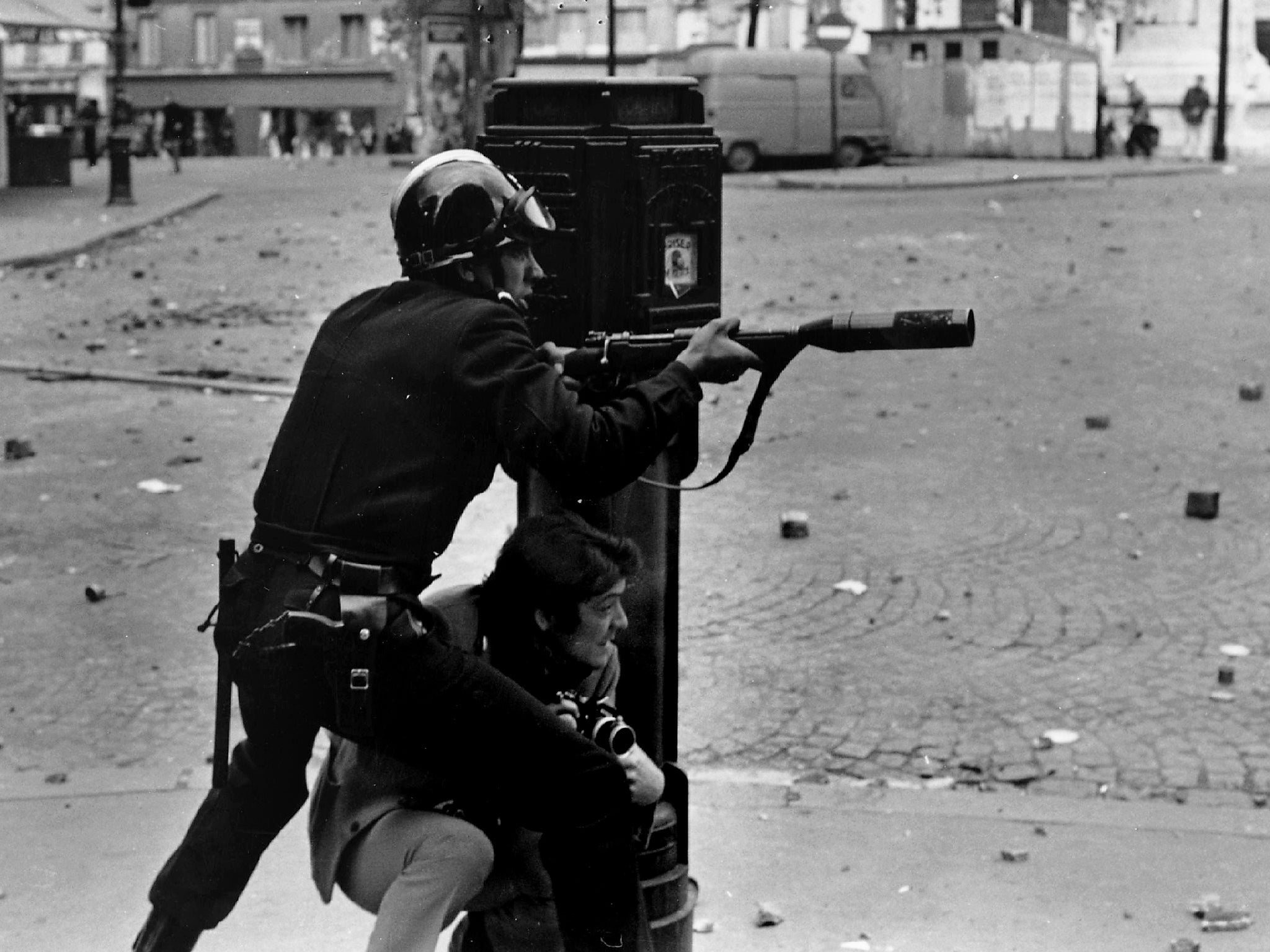 Student protests in Paris, 1968: they got the guns but...