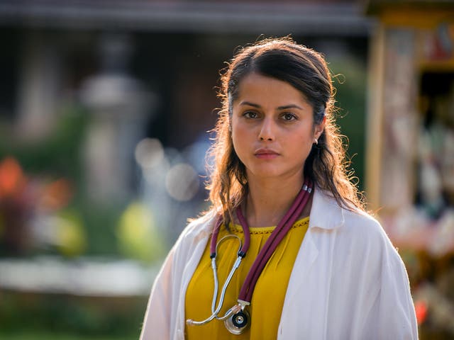 Actress Amrita Acharia stars as a NHS junior doctor in ITV's 'The Good Karma Hospital'