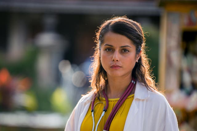 Actress Amrita Acharia stars as a NHS junior doctor in ITV's 'The Good Karma Hospital'