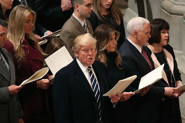 Campaigners say Mr Trump’s move would damage America's democracy – and its houses of worship