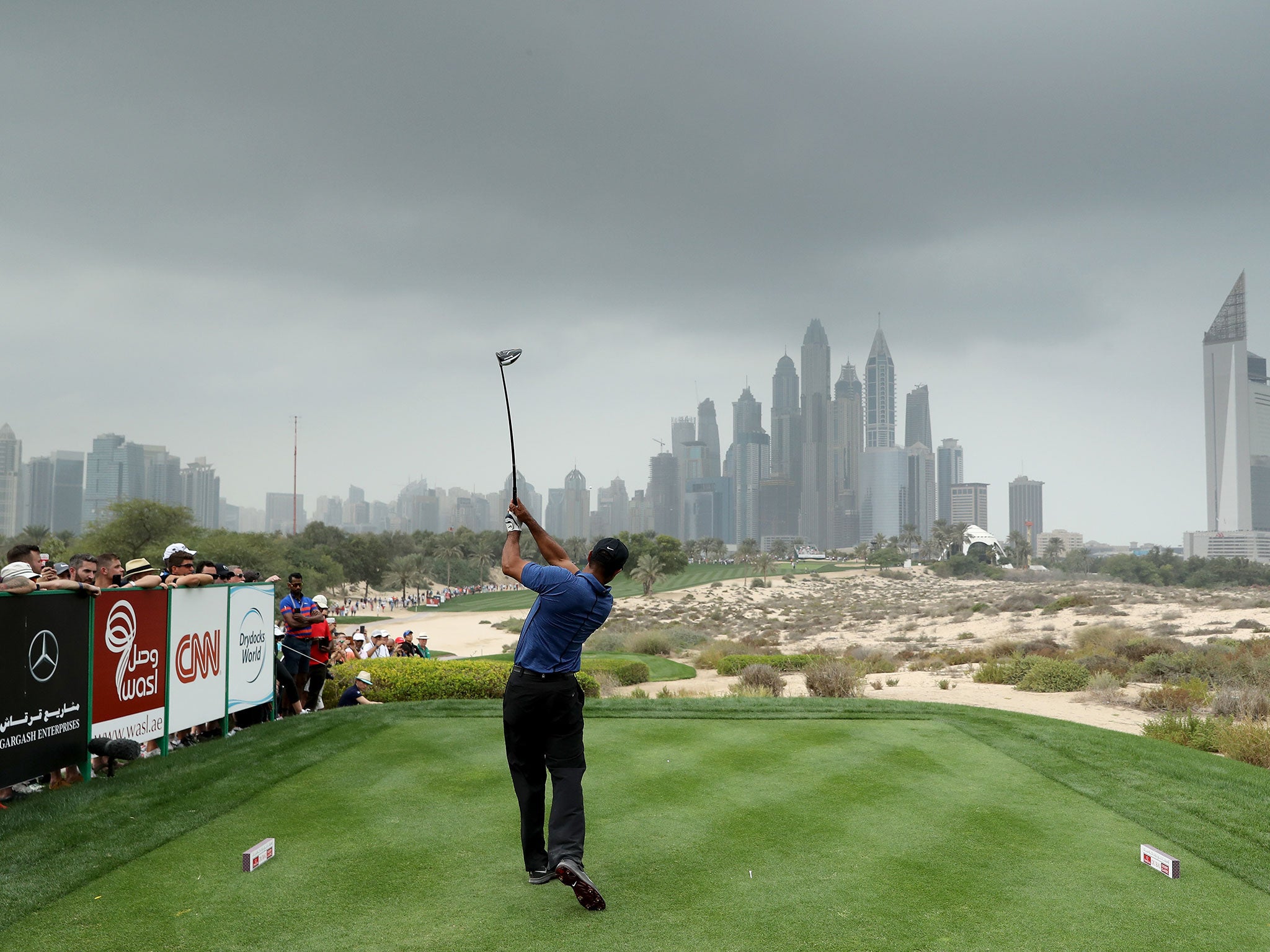 
Woods was off the mark from the tee, the fairway and on the green 