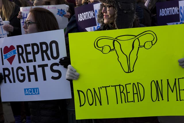 In Arkansas, 77 per cent of women live in a county with no abortion clinic