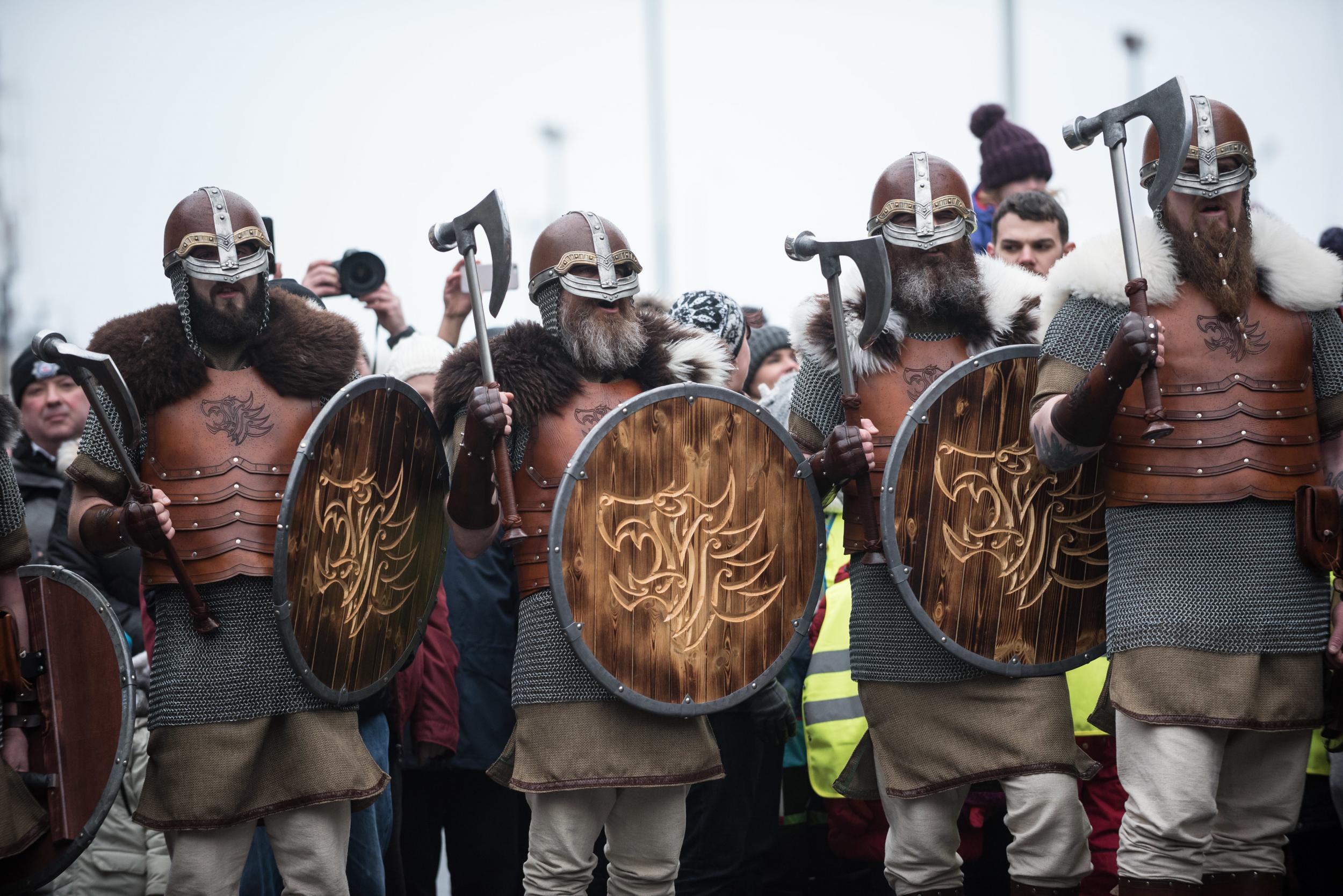 A set of impressive beards, yesterday