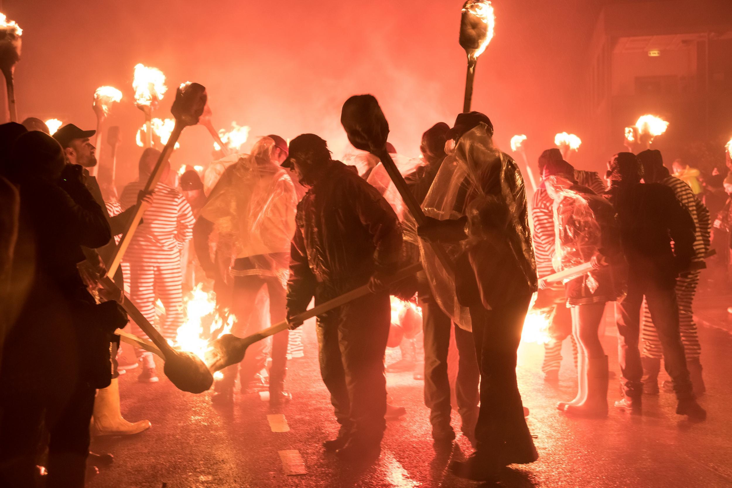 At Up Helly Aa, pyromania is encouraged