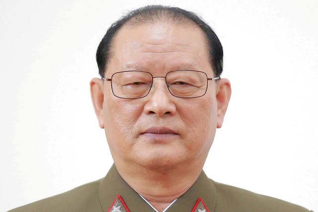 Outgoing North Korean minister for state security Kim Won Hong