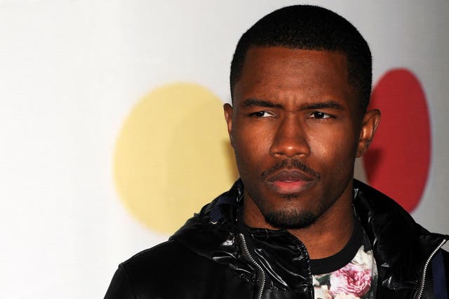 Frank Ocean attends the Brit Awards 2013 at the 02 Arena on February 20, 2013 in London, England.
