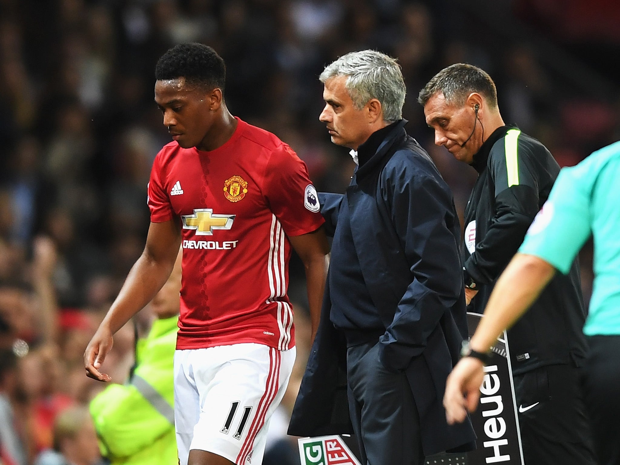 Martial is finding his second season in English football much more difficult than his first