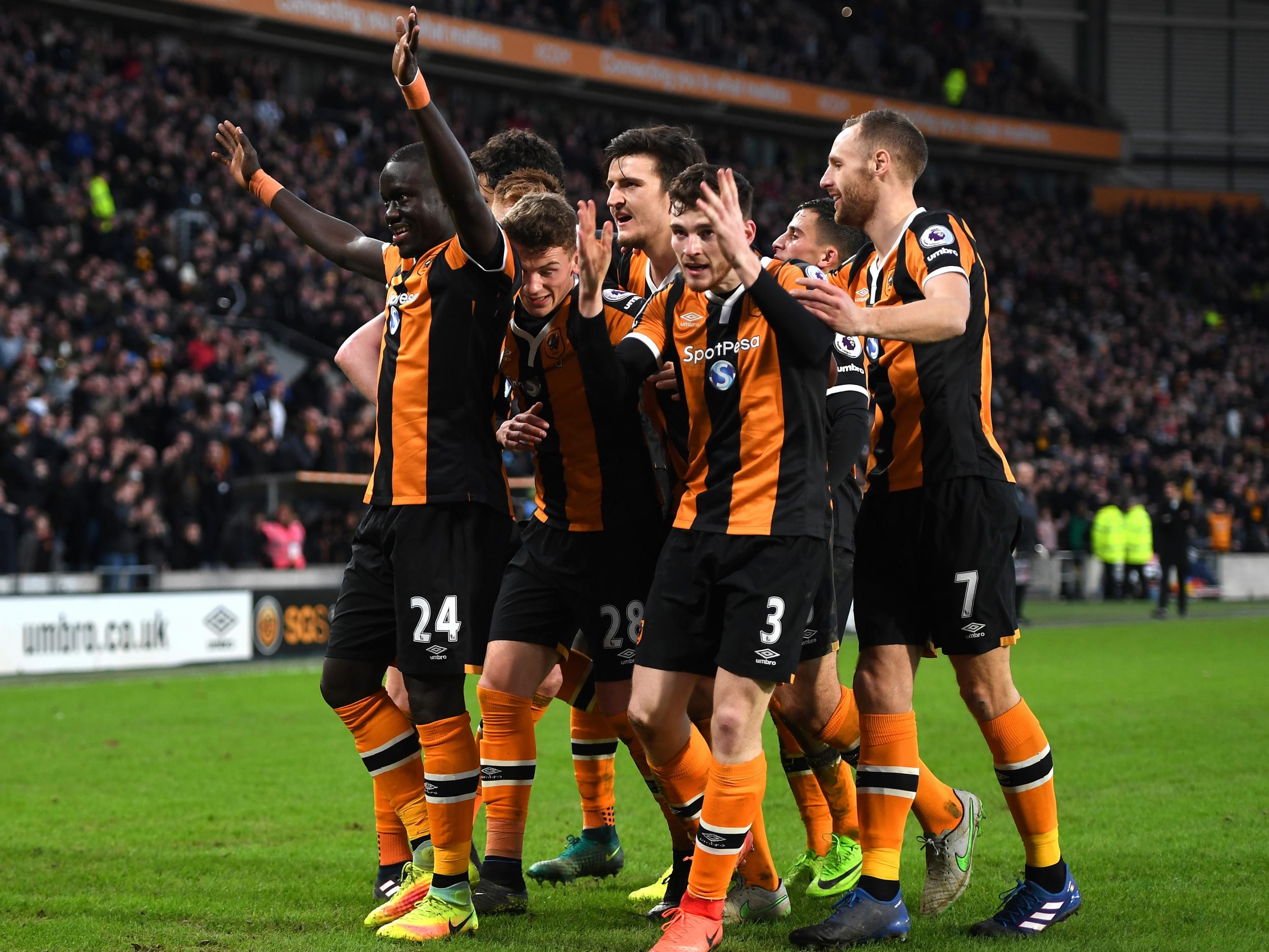 Hull are off the bottom of the table