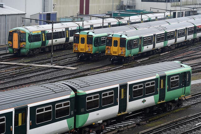 In the siding: Southern operator GTR has been hit with a £13.4m fine