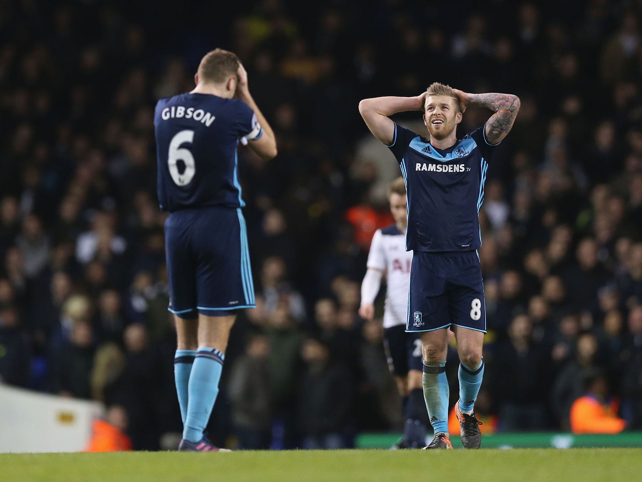 Middlesbrough missed chances to steal a point in the closing stages