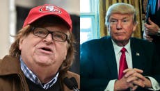 Michael Moore slams Donald Trump for attacking his broadway show