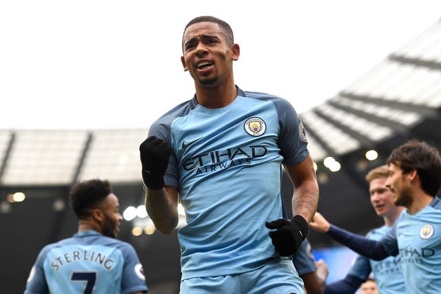 Gabriel Jesus opened the scoring from close range in the 11th minute