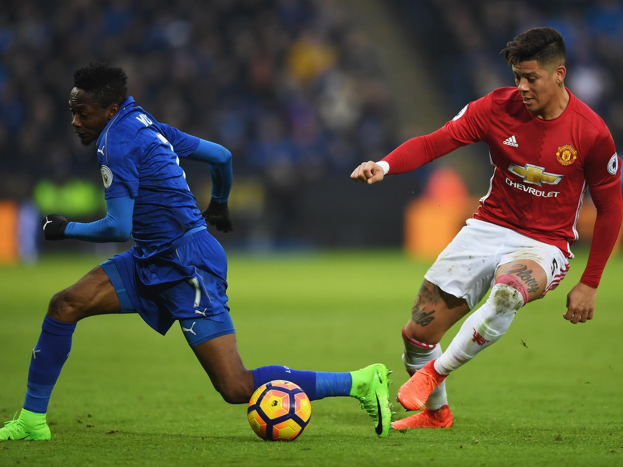 Ahmed Musa has not started for Leicester since the 3-0 loss to Manchester United (Getty)