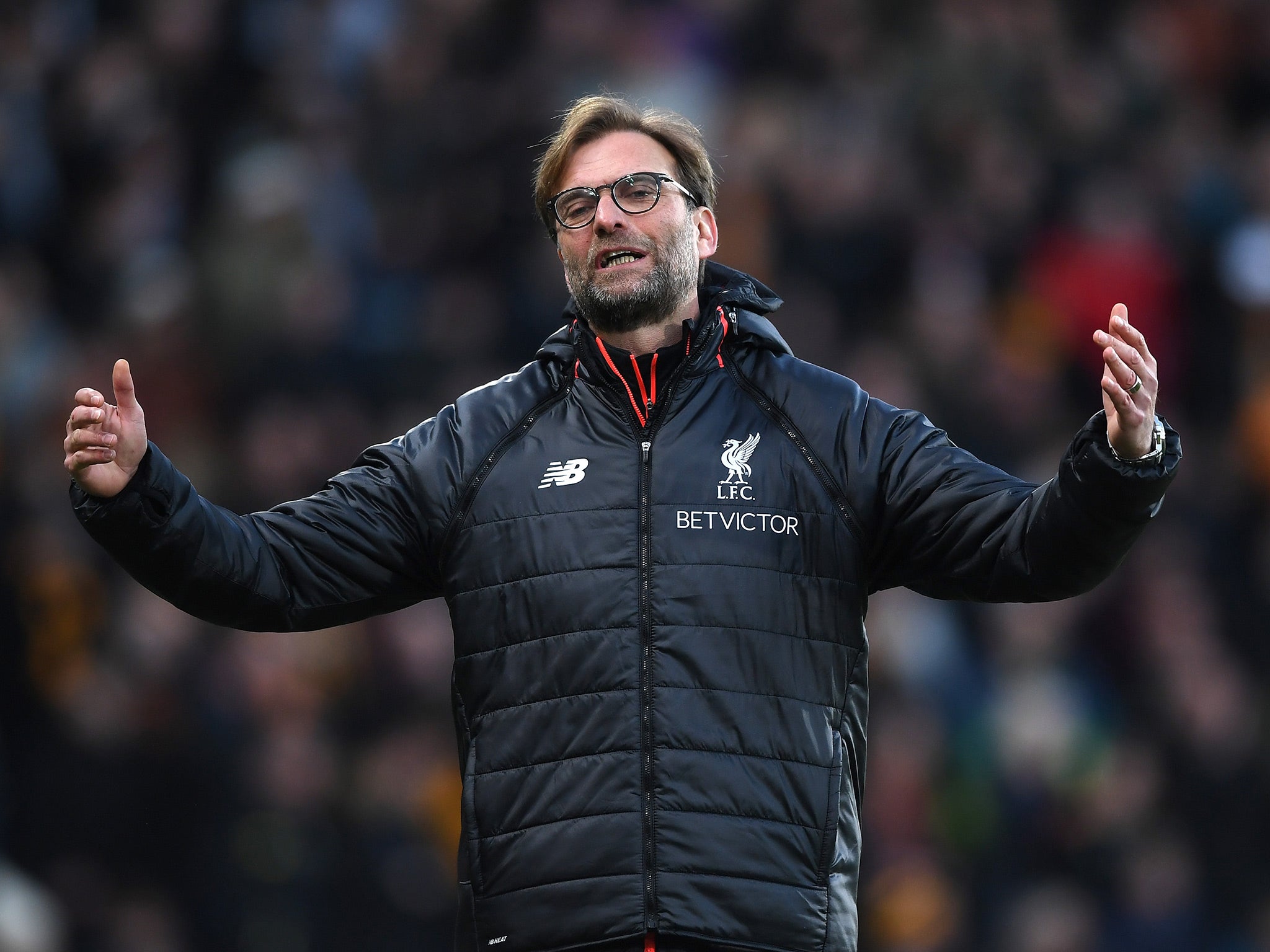 Jurgen Klopp is yet to see his side win a Premier League game in 2017