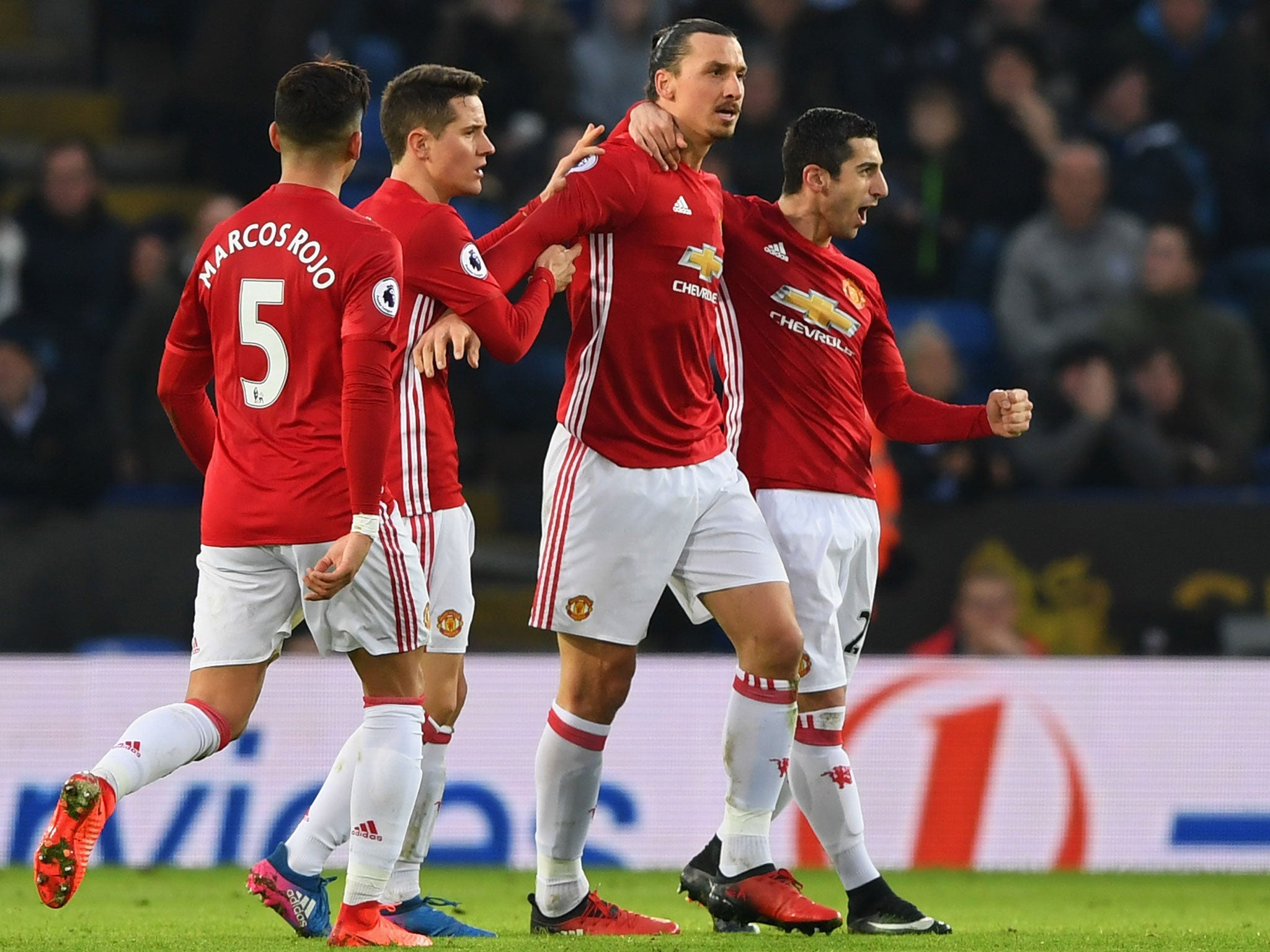 Zlatan Ibrahimovic eyes Manchester United title success as he strikes ...