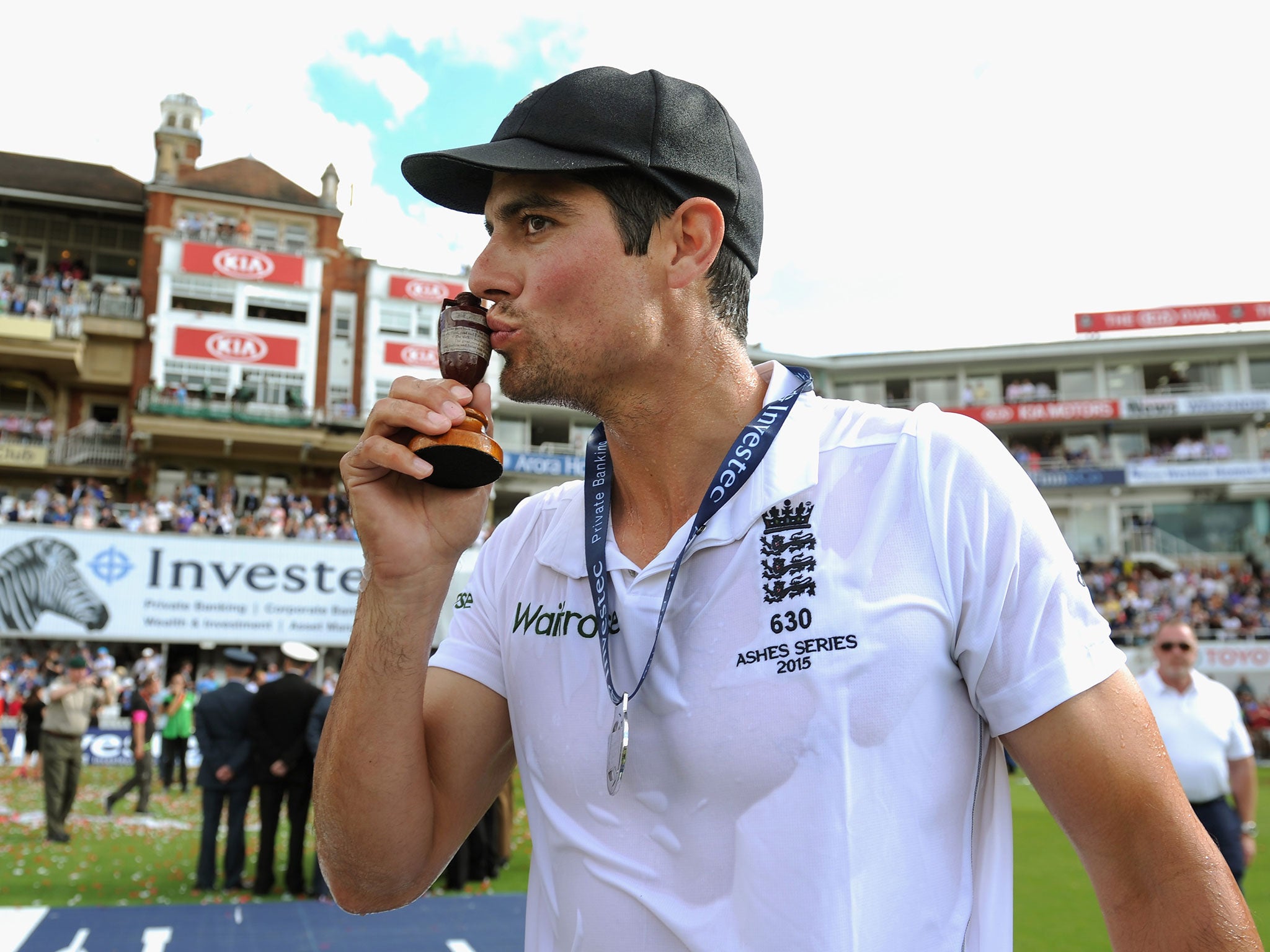 Cook regained the Ashes in 2015