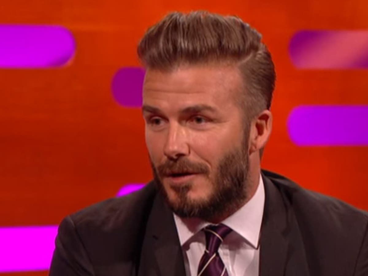 David Beckham Asked For A Private Jet To Go On Graham Norton Show The Independent The Independent
