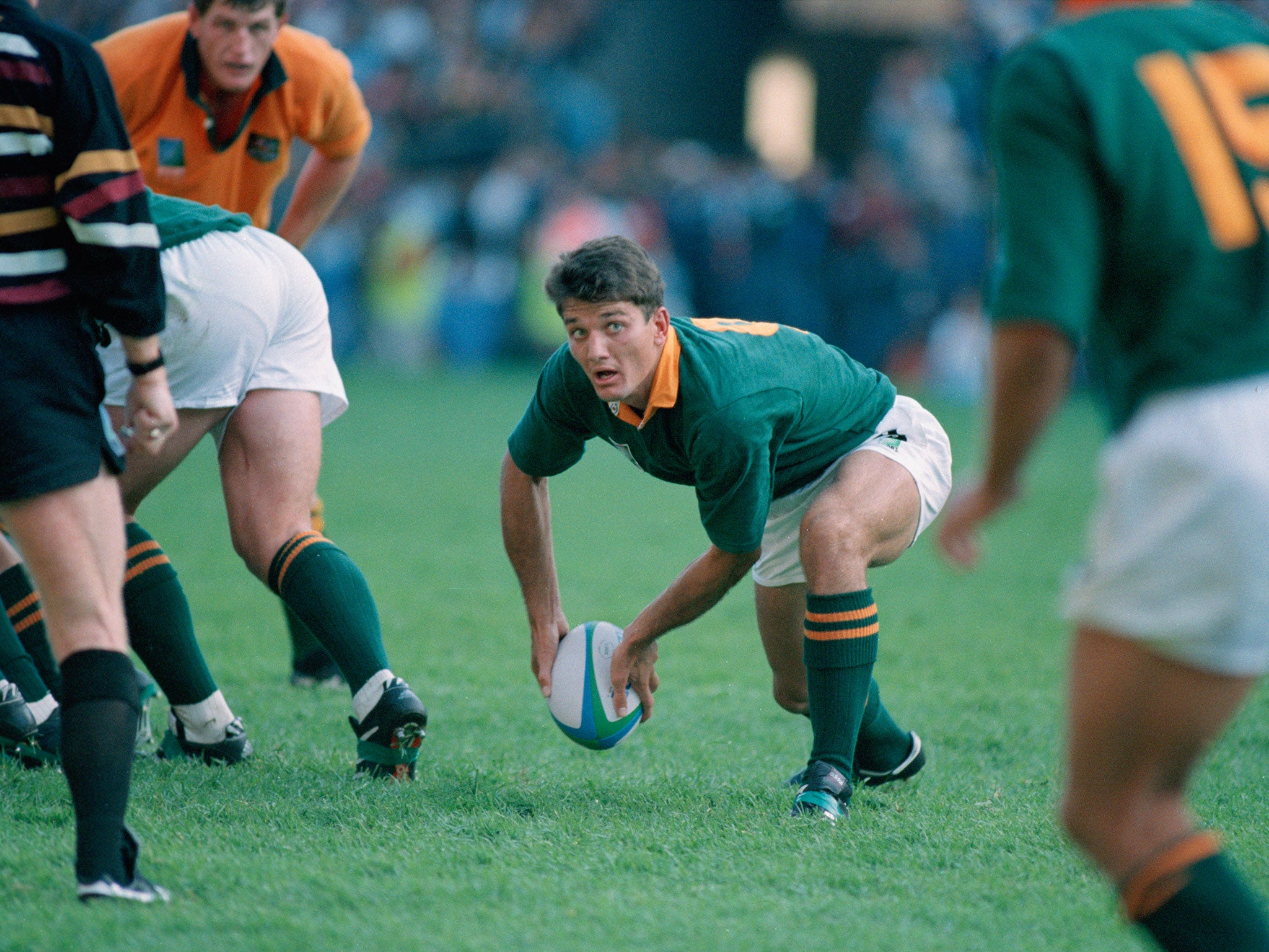 &#13;
Van der Westhuizen played in three World Cups during his international career &#13;