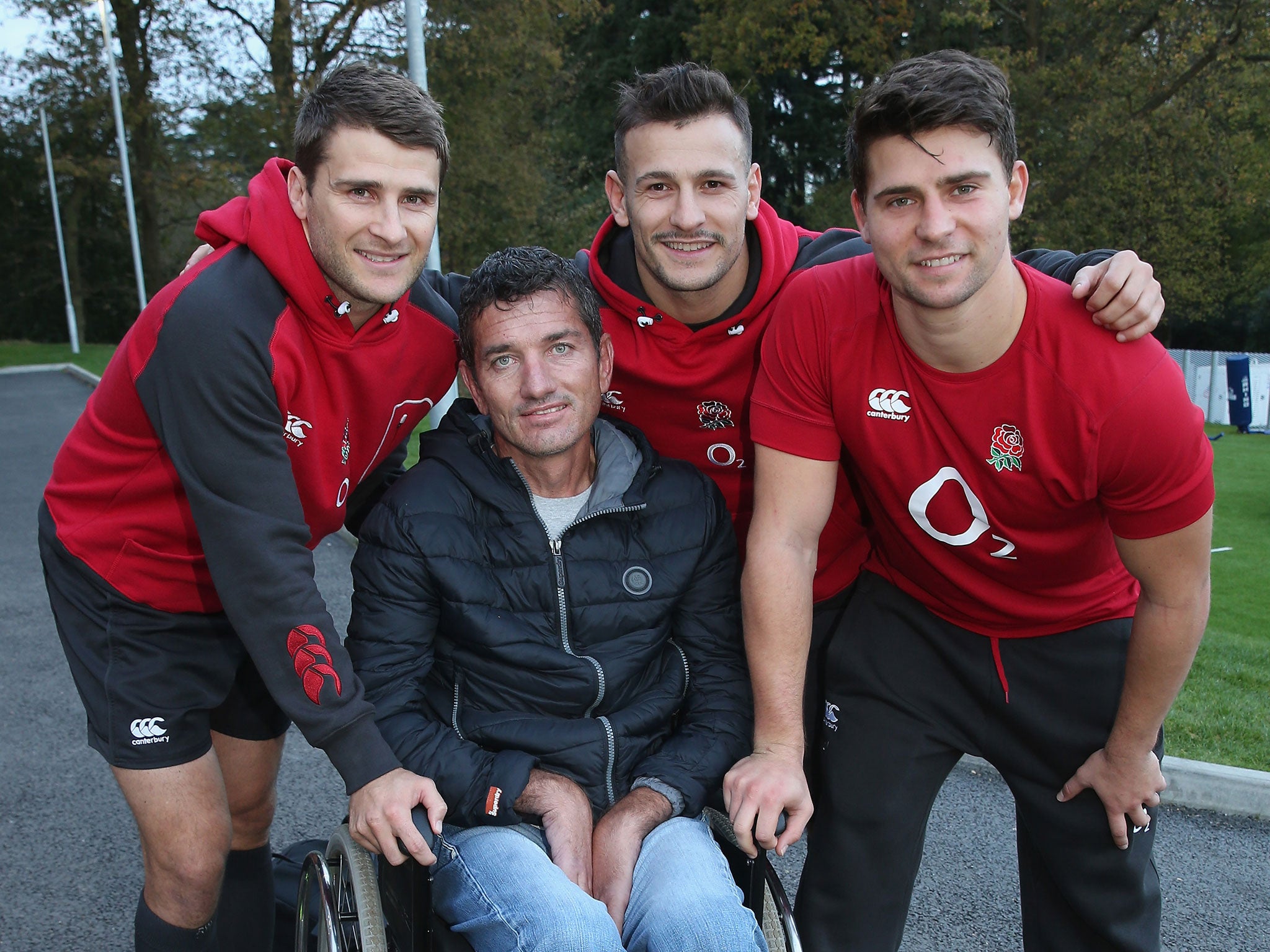 Van der Westhuizen also attended matches at the 2015 Rugby World Cup at Twickenham