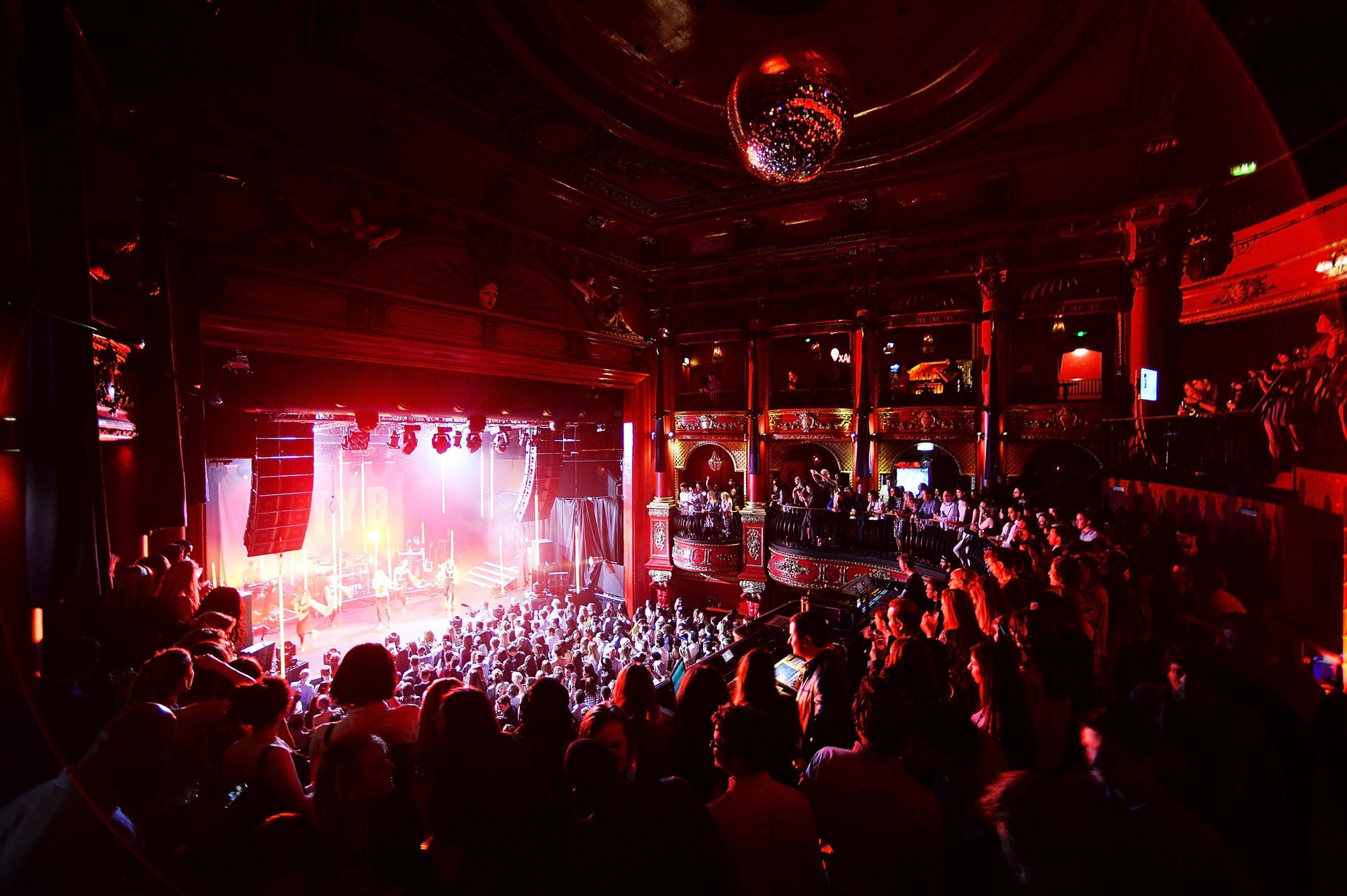 Inside Koko, one of Camden's top live music venues