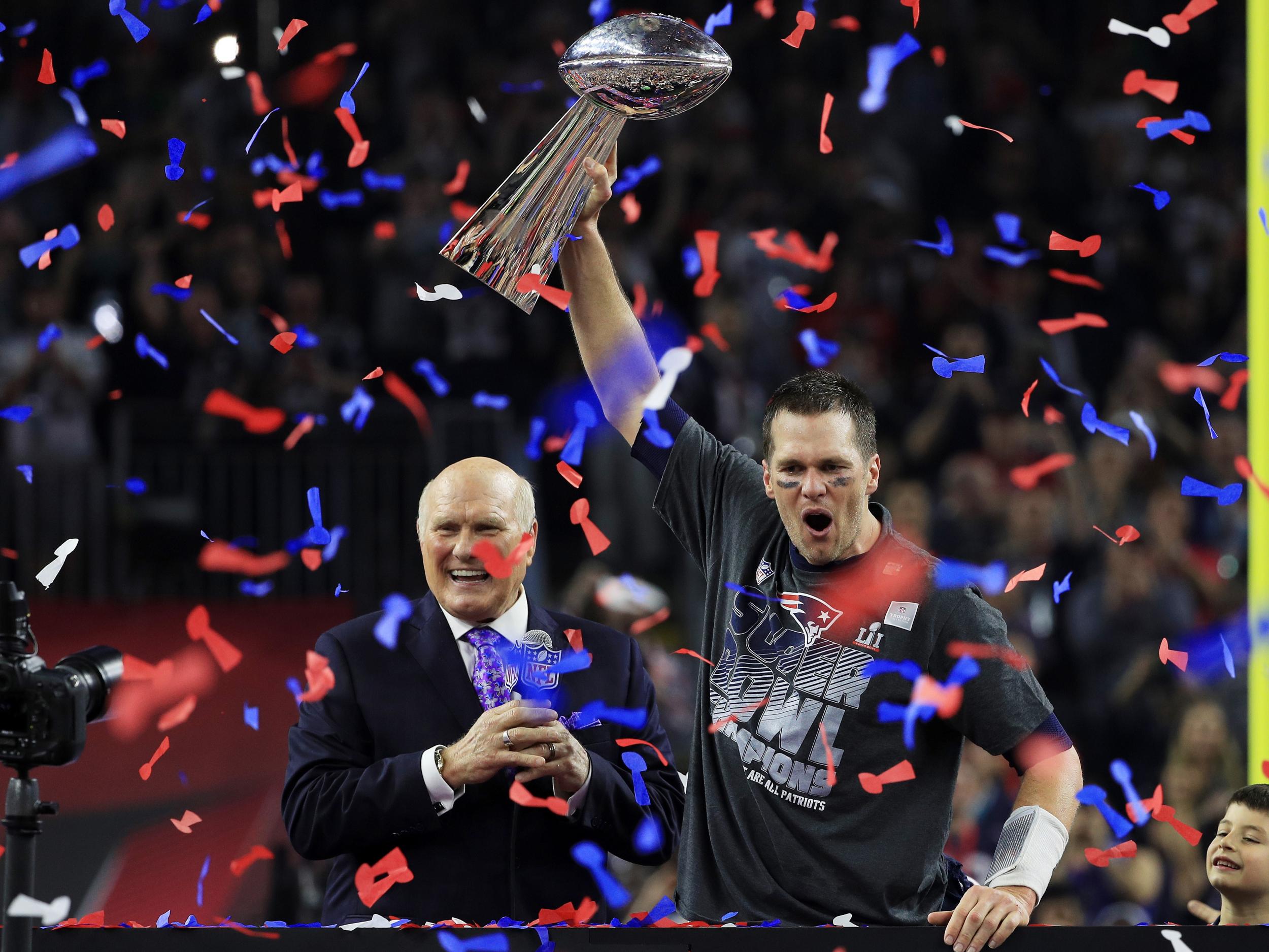 Brady won his fifth Super Bowl ring
