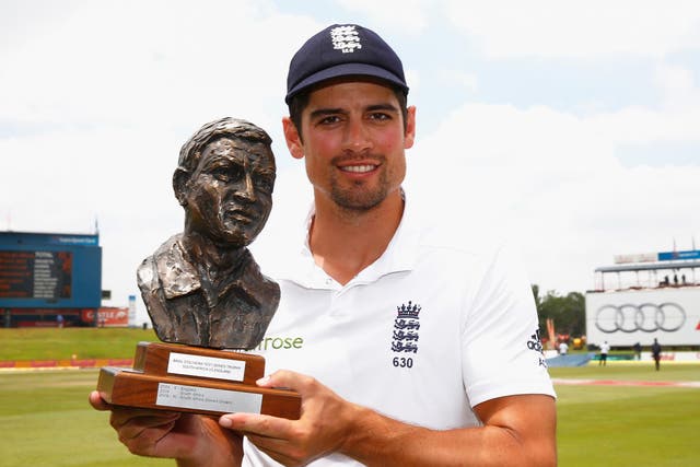 Cook captained England to a series win in South Africa