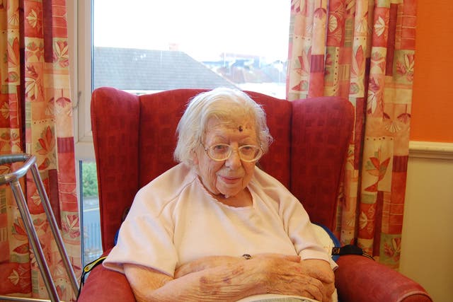 Iris Sibley, 89, spent six months in a hospital ward