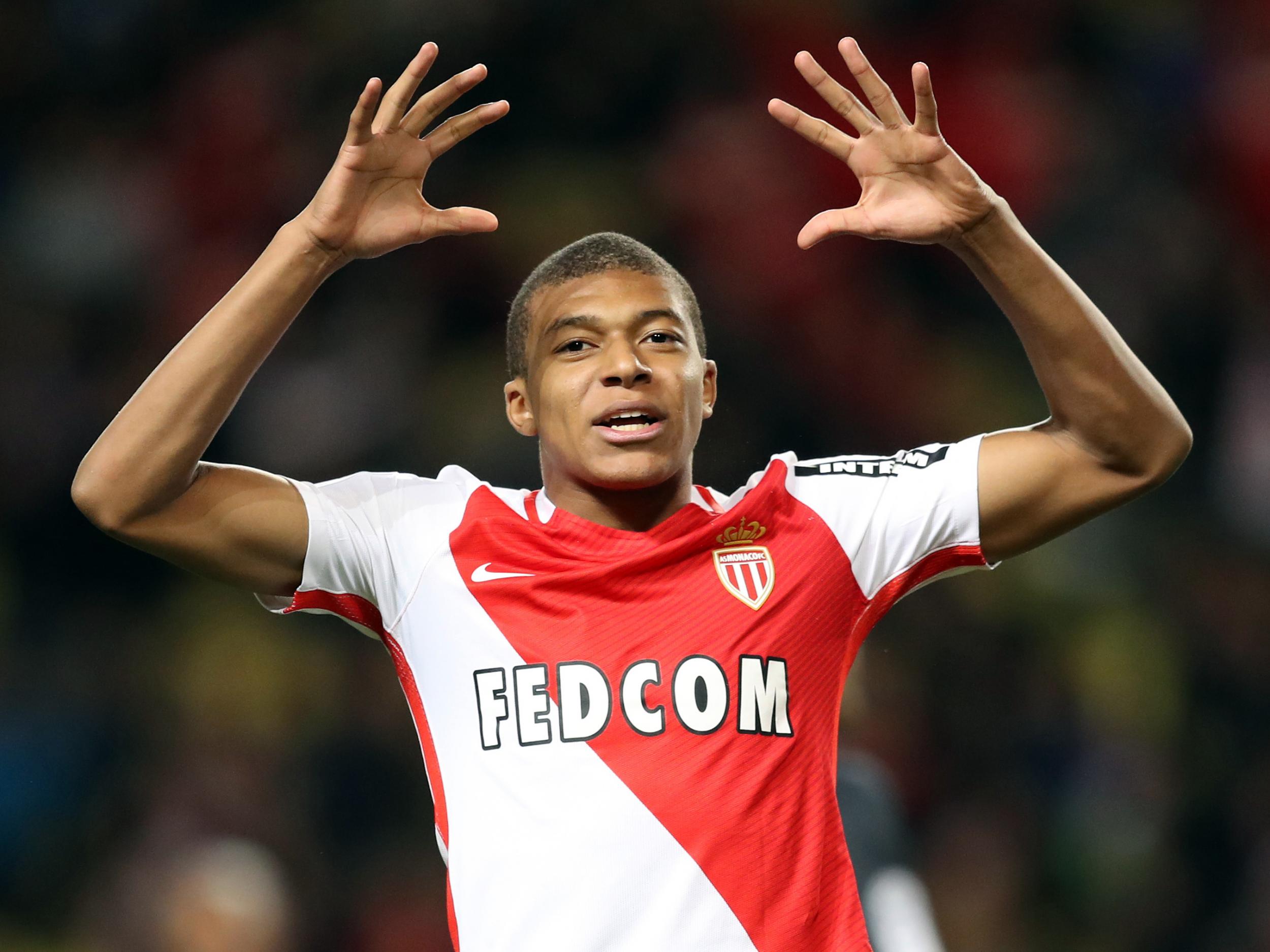 Mbappe caught Wenger's eye in the summer