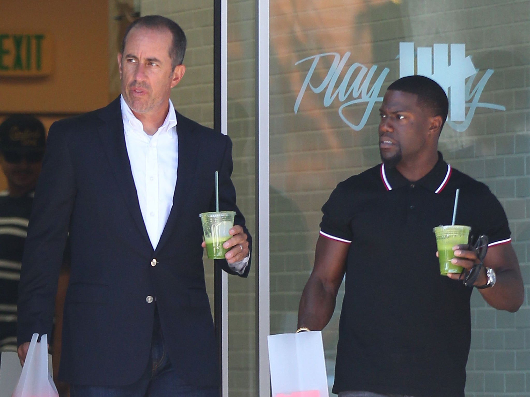Jerry Seinfeld and Kevin Hart go shopping in an episode of ‘Comedians in Cars Getting Coffee’