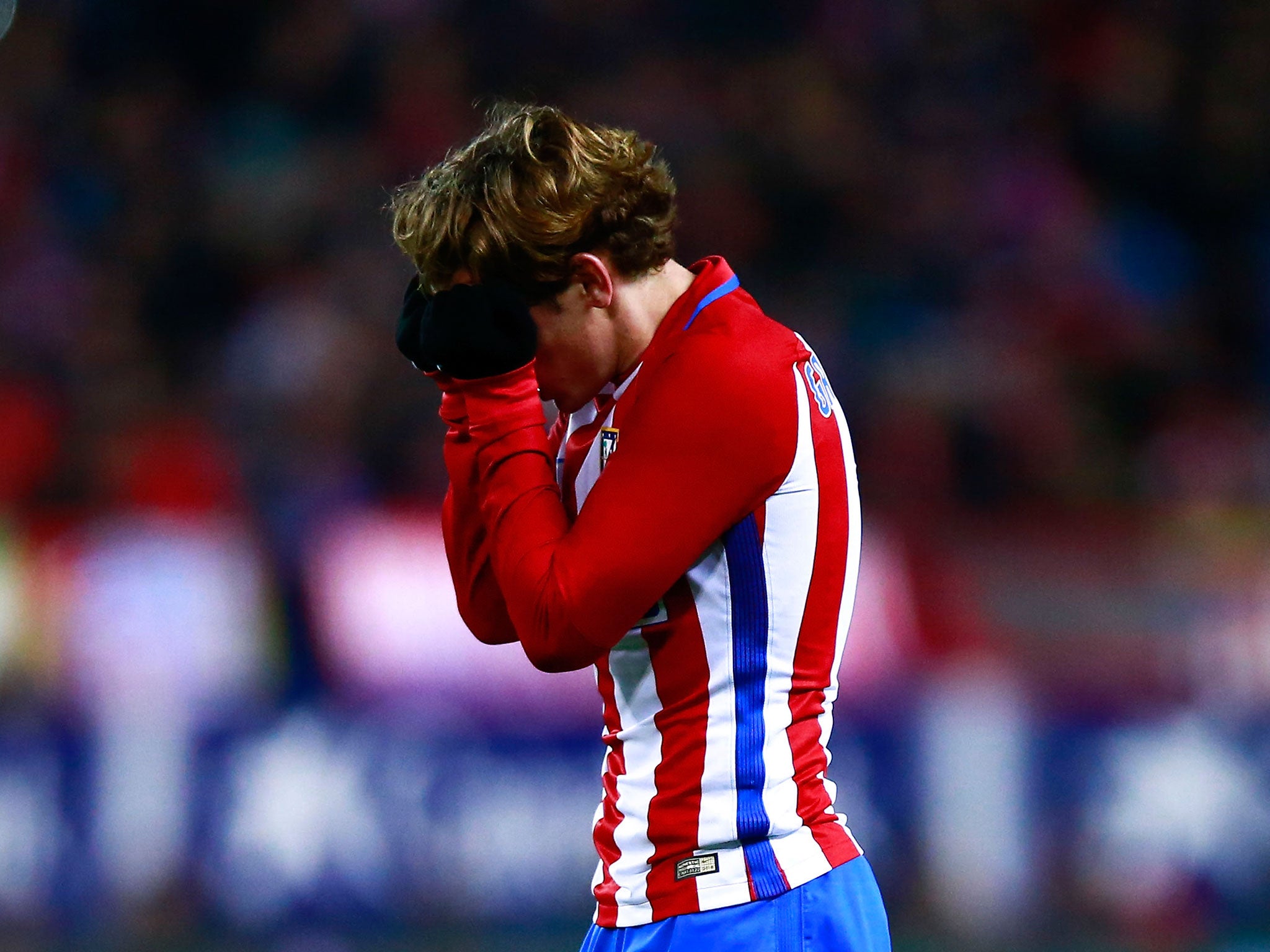 Griezmann was visibly frustrated during Atletico's weekend victory over Leganes