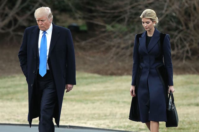 Donald Trump and his daughter Ivanka travel to Delaware to pay their respects to William 'Ryan' Owens, the Navy Seal killed in a raid in Yemen