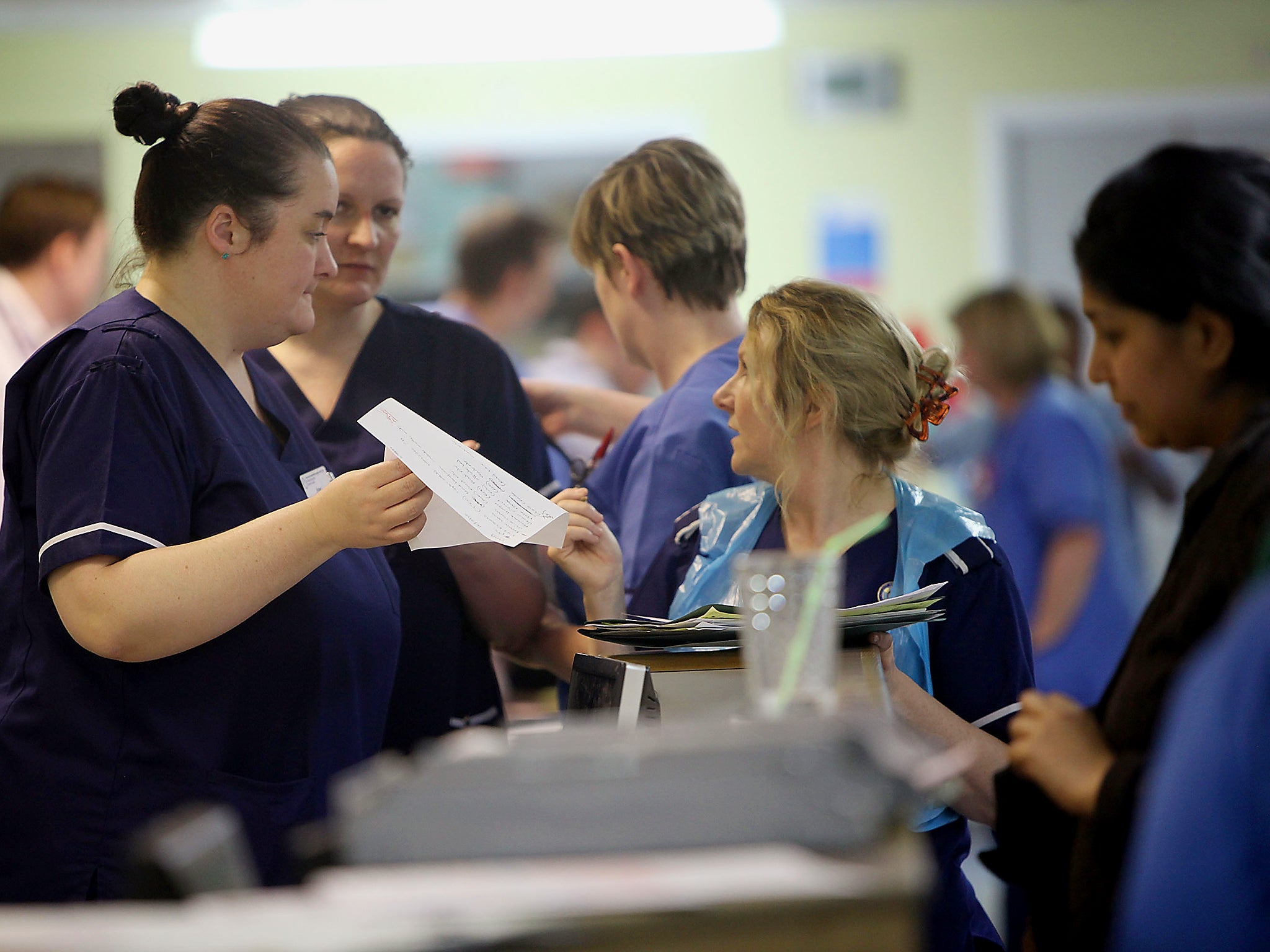 NHS staff are among those facing a pay squeeze