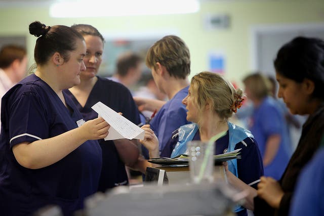 NHS staff are among those facing a pay squeeze