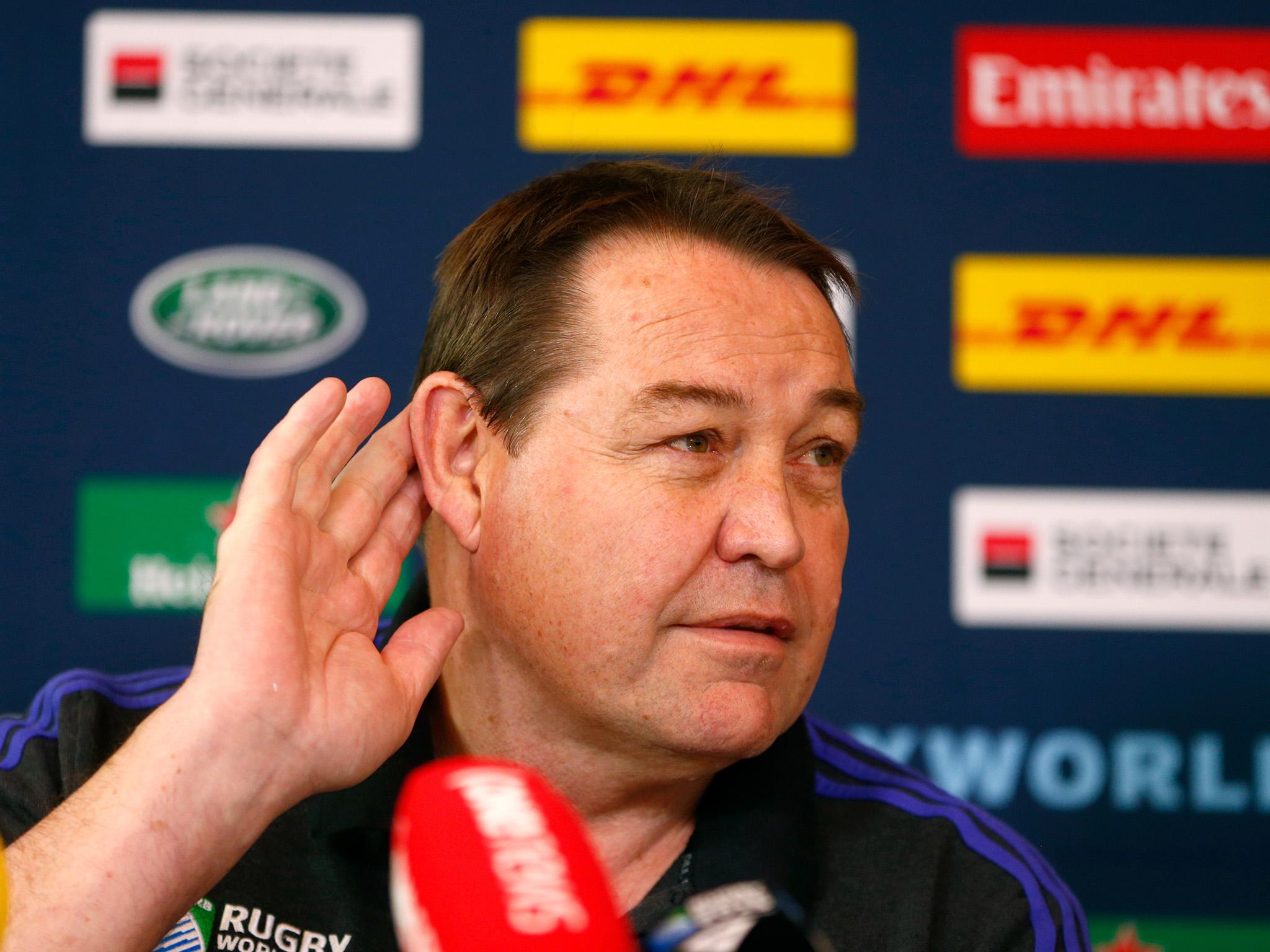 Coach Steve Hansen said he found the incident "bizarre and unbelievable"