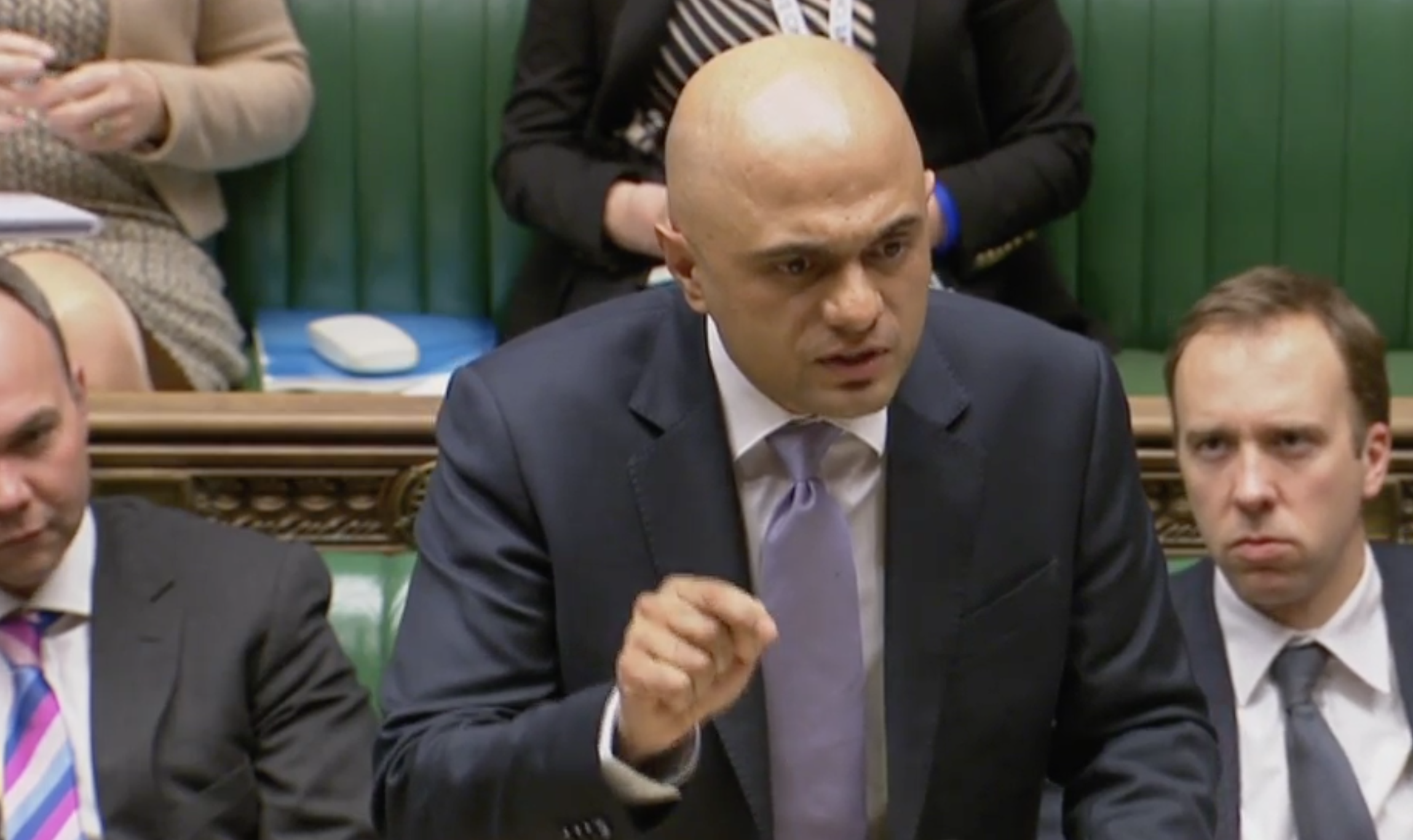 Sajid Javid faces a rebellion from his own party over rising business rates