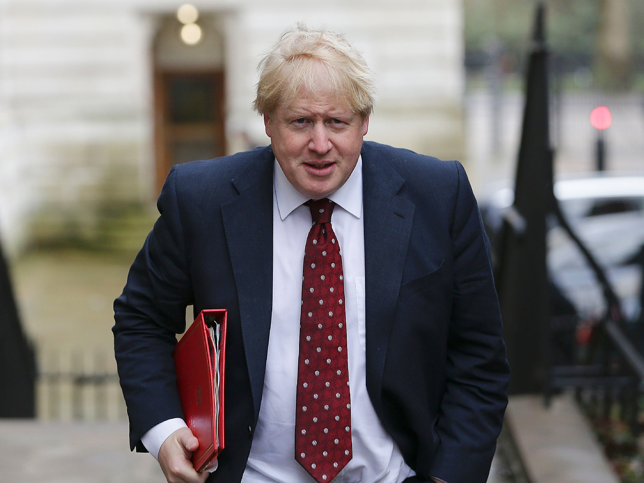 Foreign Secretary Boris Johnson was undaunted by the possibility of Britain being forced to adopt WTO rules