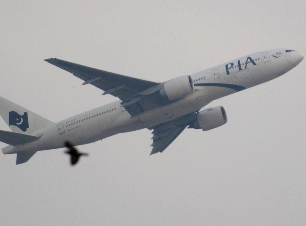 The Pakistan International Airlines flight landed around 4pm after an almost 10 hour flight