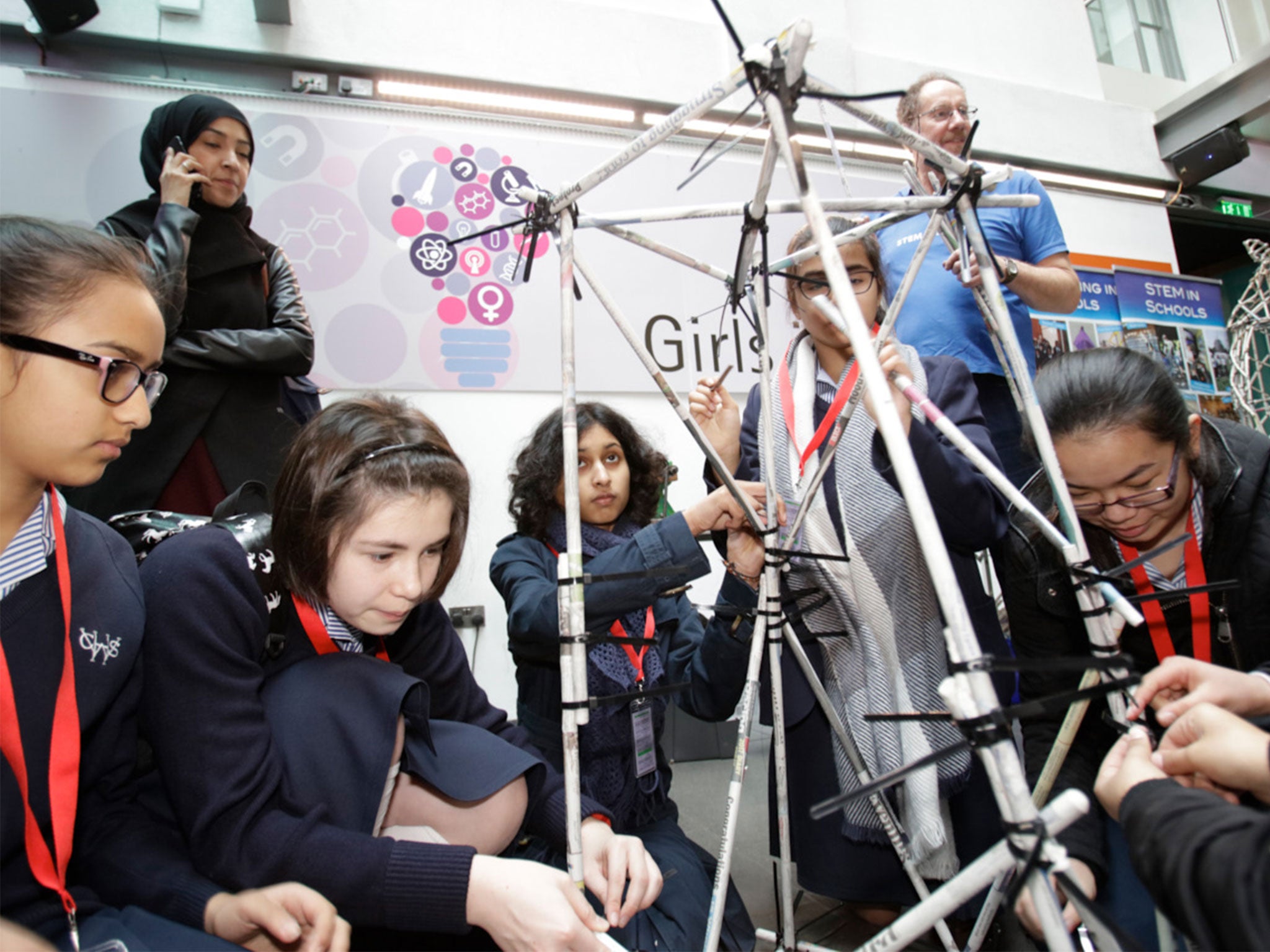 Less than a third of girls aged 11-14 describe STEM subjects as fun and enjoyable