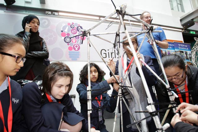 Less than a third of girls aged 11-14 describe STEM subjects as fun and enjoyable