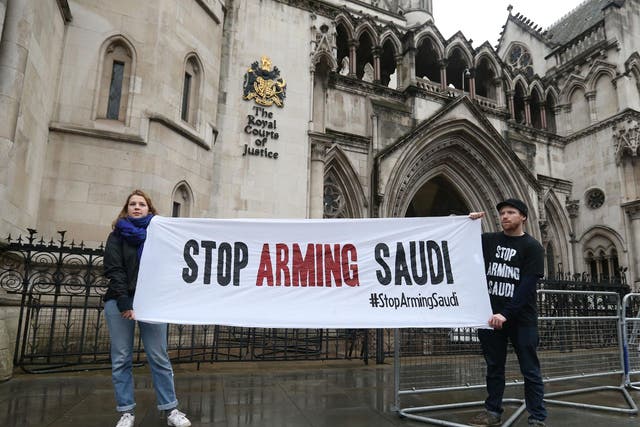 The Campaign Against Arms Trade has accused the Government of unlawfully failing to suspend the sale of UK arms to Saudi Arabia, despite evidence the Gulf state is guilty of 'repeated and serious breaches' of international humanitarian law