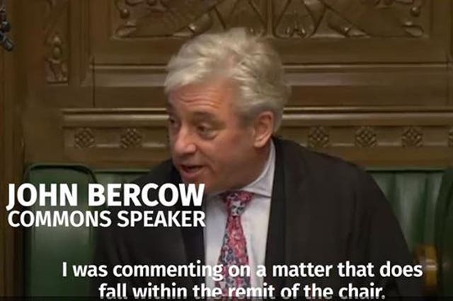 Speaker John Bercow defends his comments opposing Donald Trump to address Parliament during a state visit